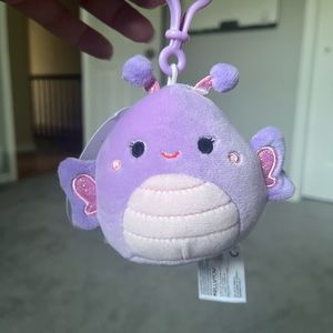 Brenda the Butterfly Squishmallow Clip